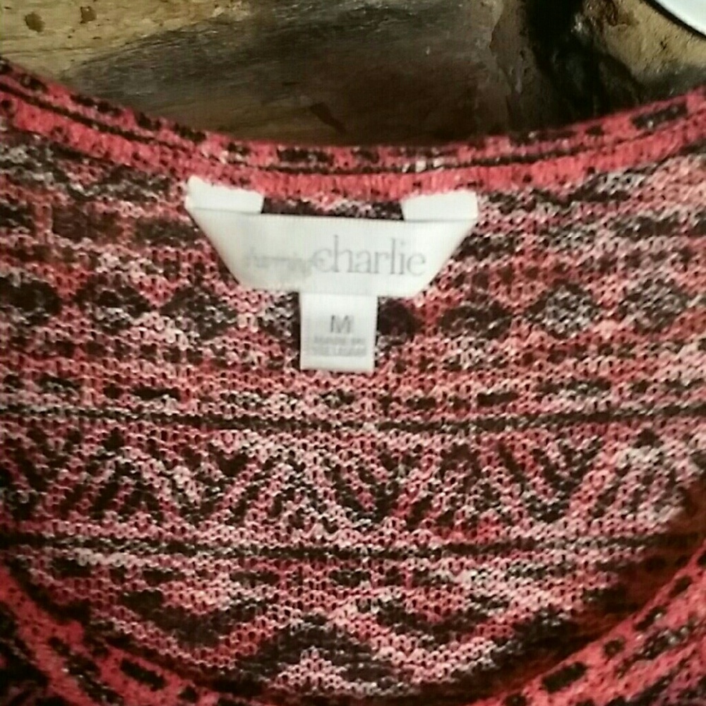 Charming Charlie lightweight 3/4 sleeve top