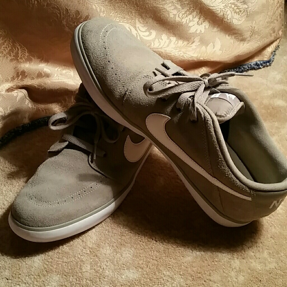 Suede sneakers