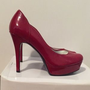 Guess Red Patent Pumps