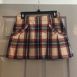 Plaid Skirt Princess Vera Wang
