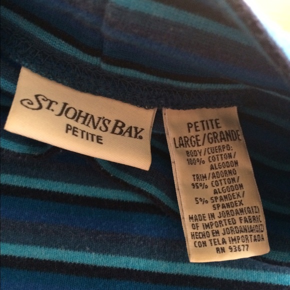 St Johns Bay striped vintage turtleneck - Picture 4 of 4