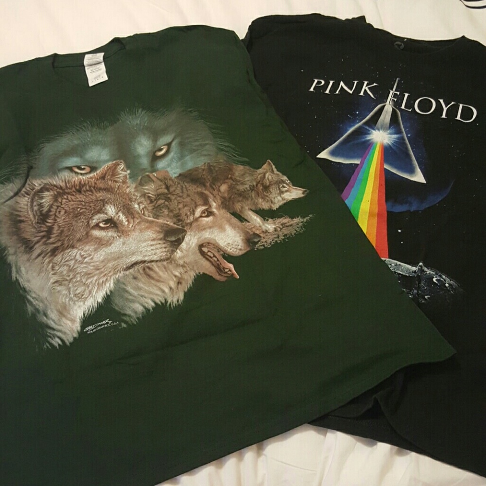 Men's graphic t-shirts bundle!  Size L & XL NWOT