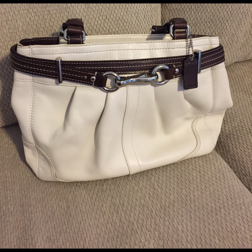 Leather Coach bag