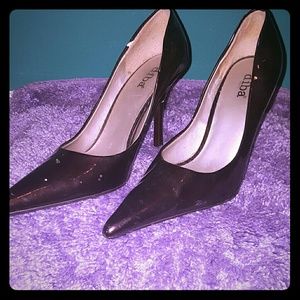Patent Leather Chocolate Brown Heels