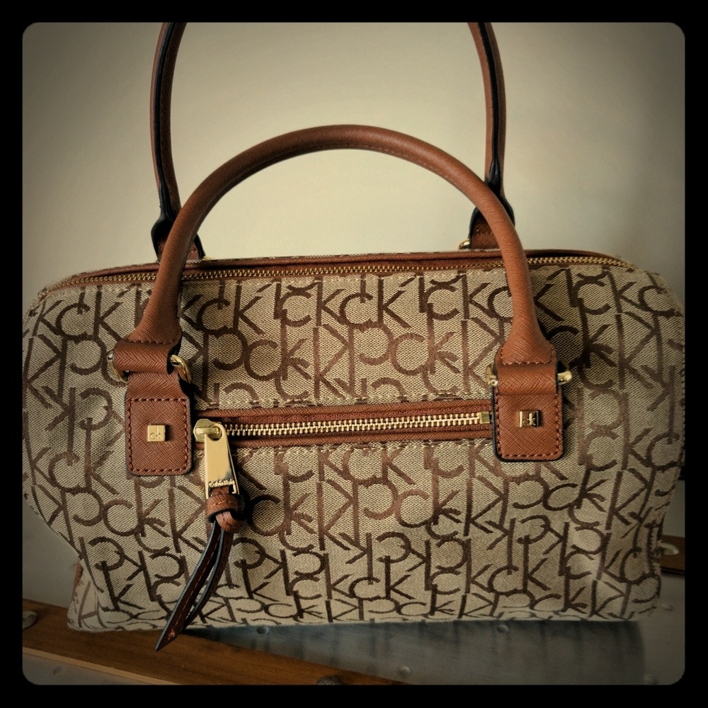 Calvin Klein Monogram Satchel
