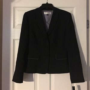 Tahari Black and Lavender Blazer
