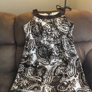 Pretty paisley knee-length dress by Style&Co.