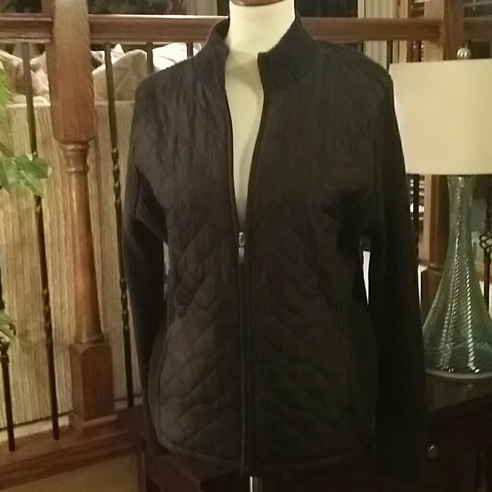 Croft and Barrow zip up sweater.