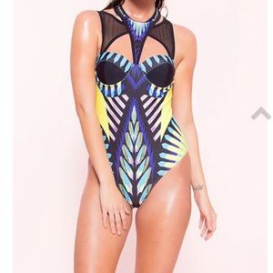 Sexy, colorful Monokini (Never worn)