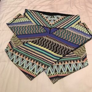 Tribal patterned perfect condition leggings