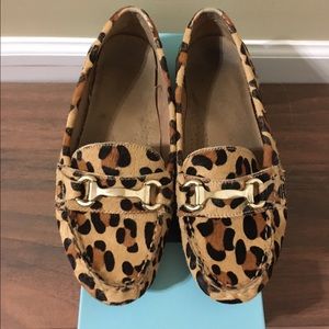 leopard seeker driving shoe loafer