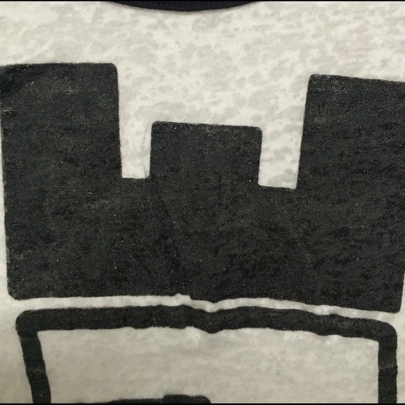 EUC U of Texas Burnout Raglan 3/4 tee - Picture 3 of 3