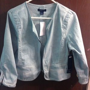 💨NWT Bandolino Jean Jacket