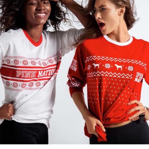 VS PInk campus tee NIP size S - Picture 2 of 3