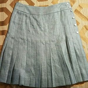 Chanel pleated wrap skirt