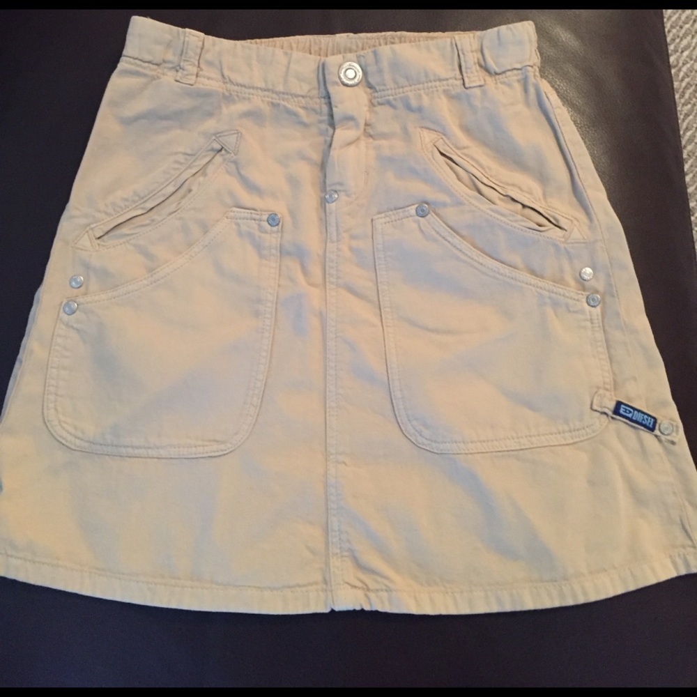 NWT  Diesel khaki skirt