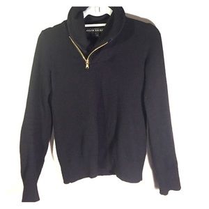 Ralph Lauren Blk Label Cashmere and Suede Trim