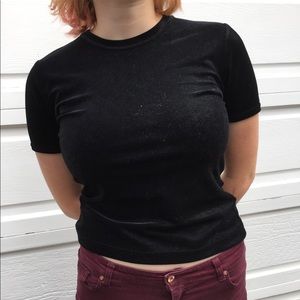 Shimmery black Ralph Lauren top