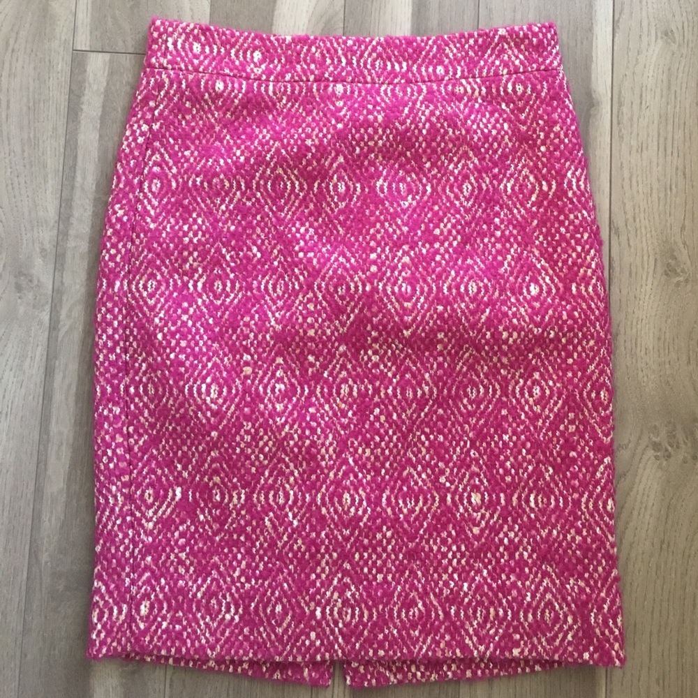 Wool pencil skirt
