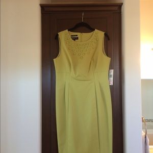 Sheath Dress with beaded accents