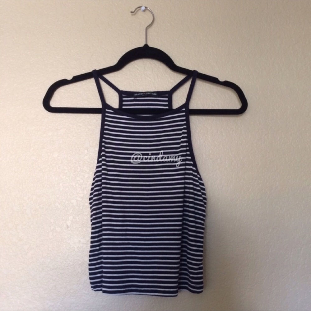 Brandy Melville Donilyn striped halter tank