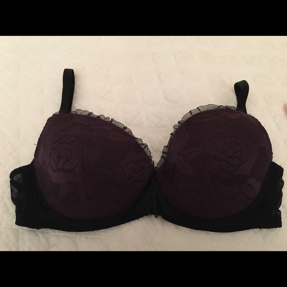 Intimissimi black and purple bra