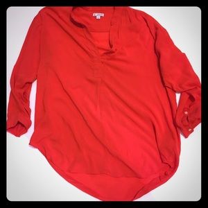 Red Dressy Blouse by Gap