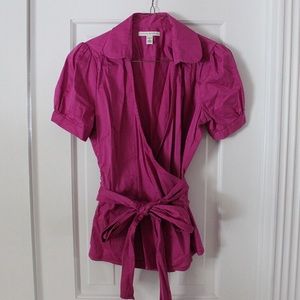Banana Republic Tie Wrap Blouse