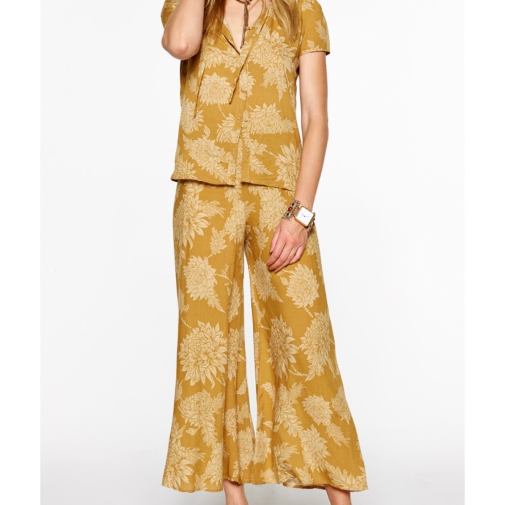 novella royal the Andy pant - gold dahlia