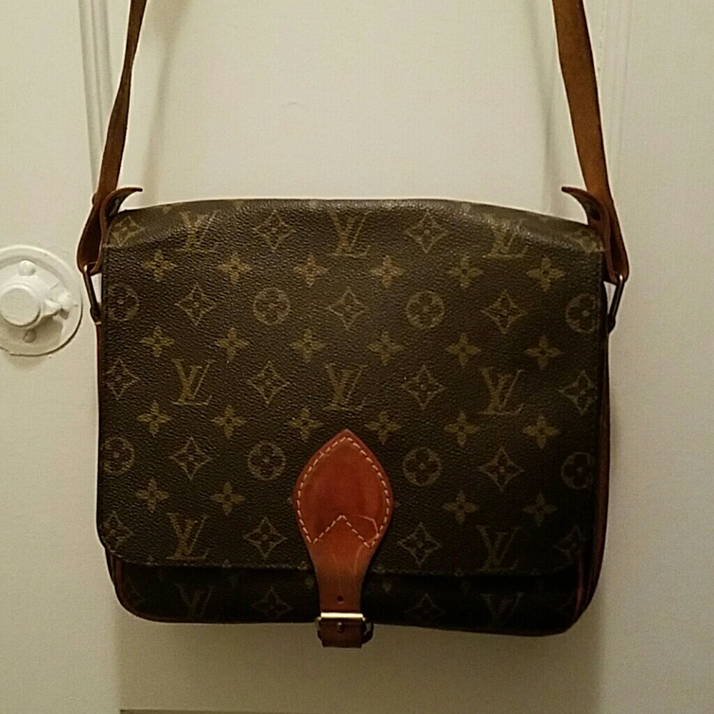 Vintage Louis Vuitton Monogram Cartouchiere MM