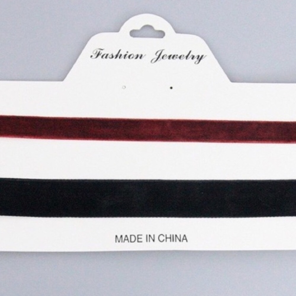 Velvet Choker Set