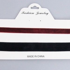 Velvet Choker Set
