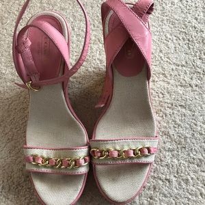 Coach wedge sandals