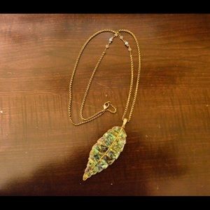 leaf necklace