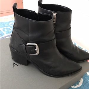 AllSaints Jason boot size 39.5 in black