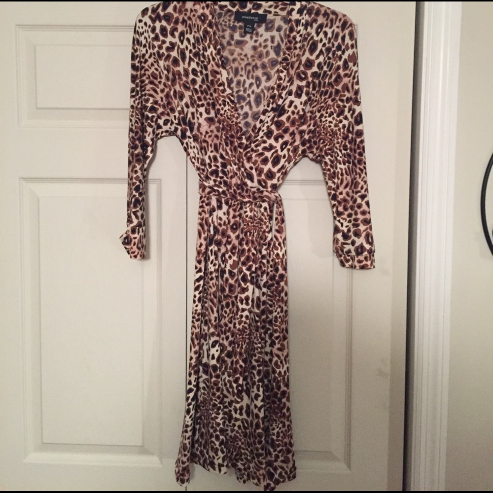 Leopard print dress