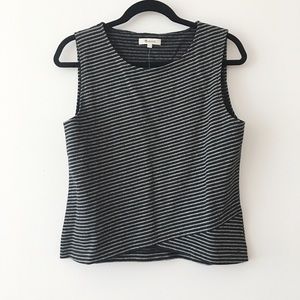 Striped Crossover Tank