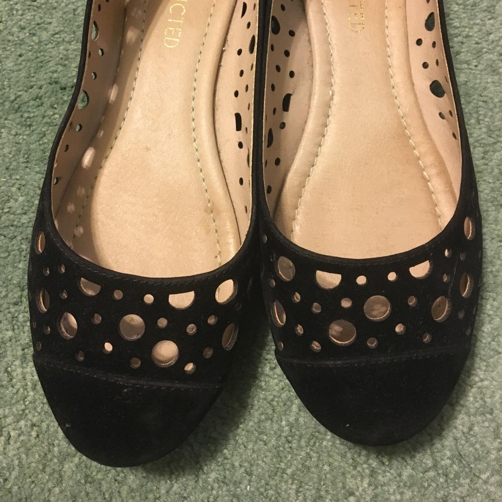 Black Restricted Flats