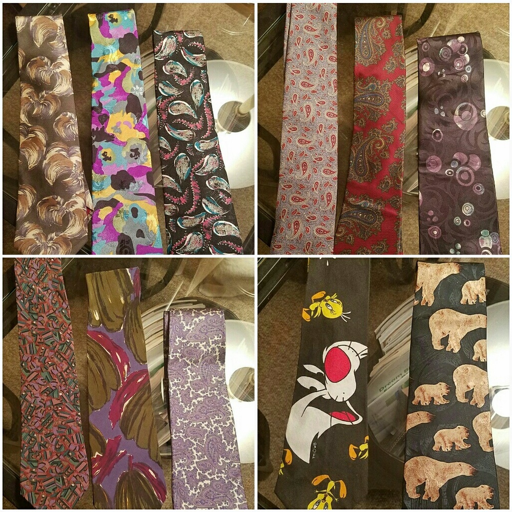 Men's Ties Set of 11
