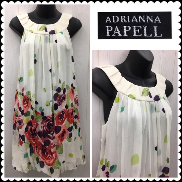 Adrianna Papell Dresses & Skirts - ADRIANNA PAPELL Garden Floral Bubble Dress Sz 8