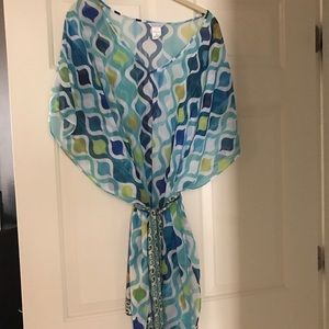 Trina Turk beach coverup/tunic/kaftan