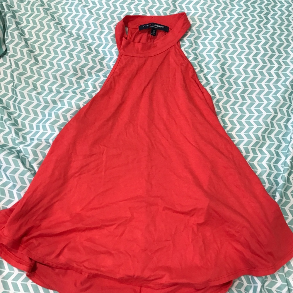 Peach Halter Tank