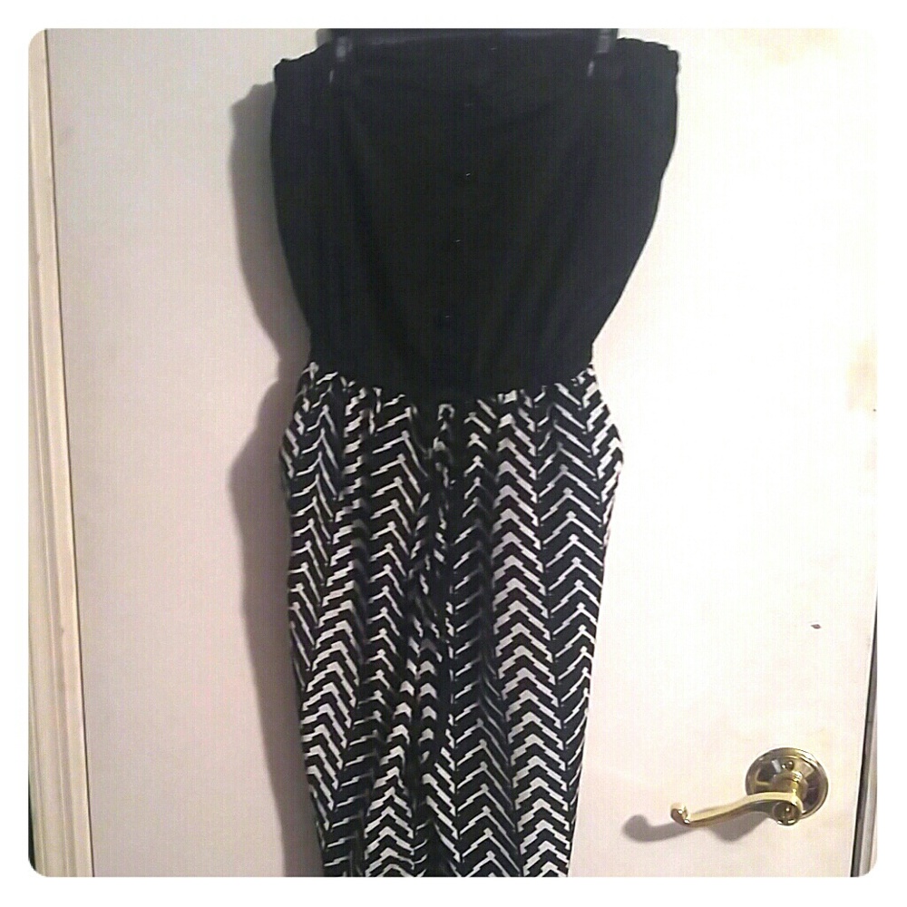 Black and White Romper