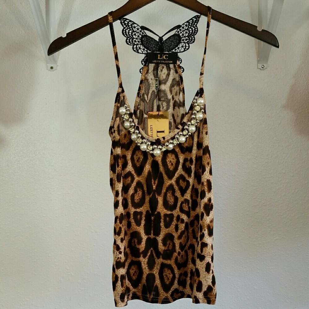 🆕 Cheetah Print Butterfly Camisole