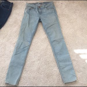 J brand light wash skinny jeans, size 27