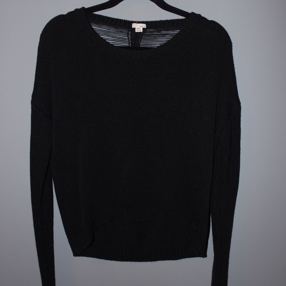Black Garage Sweater Size M