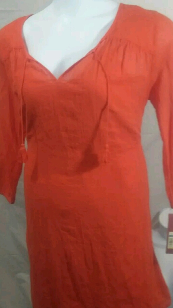 Merona Women's hot coral Built in Cami Shift Dress
