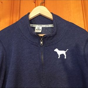 Navy Blue Victoria's Secret Pink Hoodie