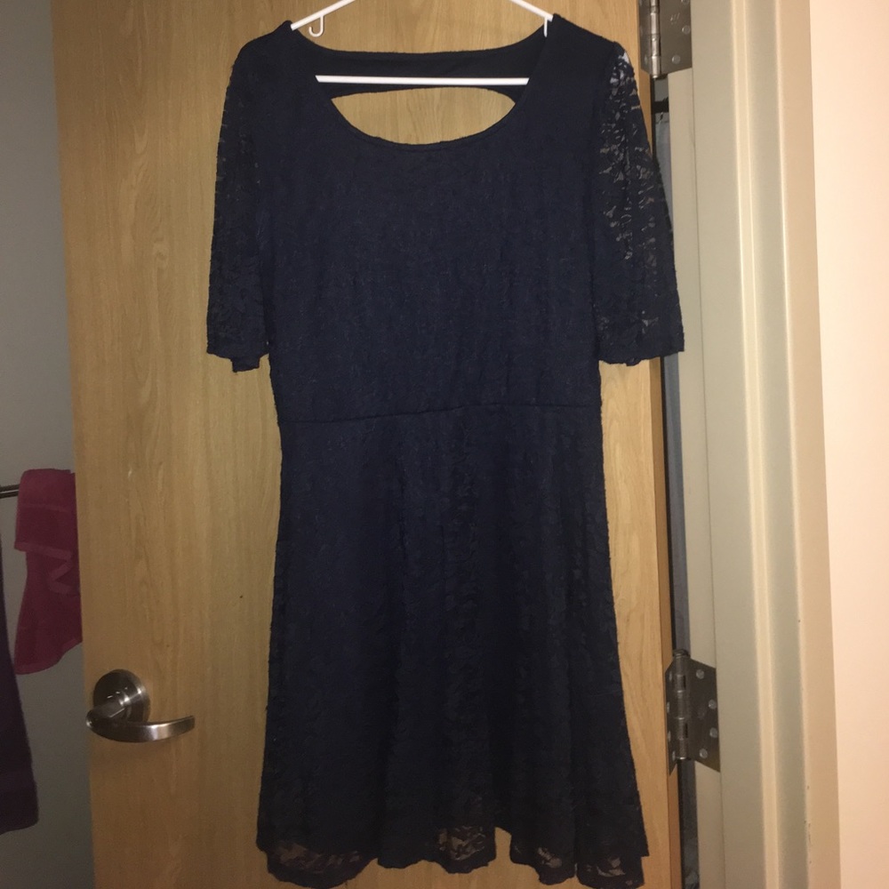 Blue Lace Dress