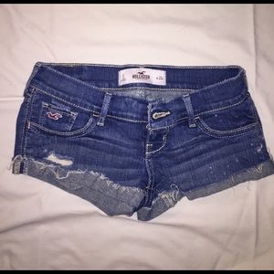 Hollister jean shorts